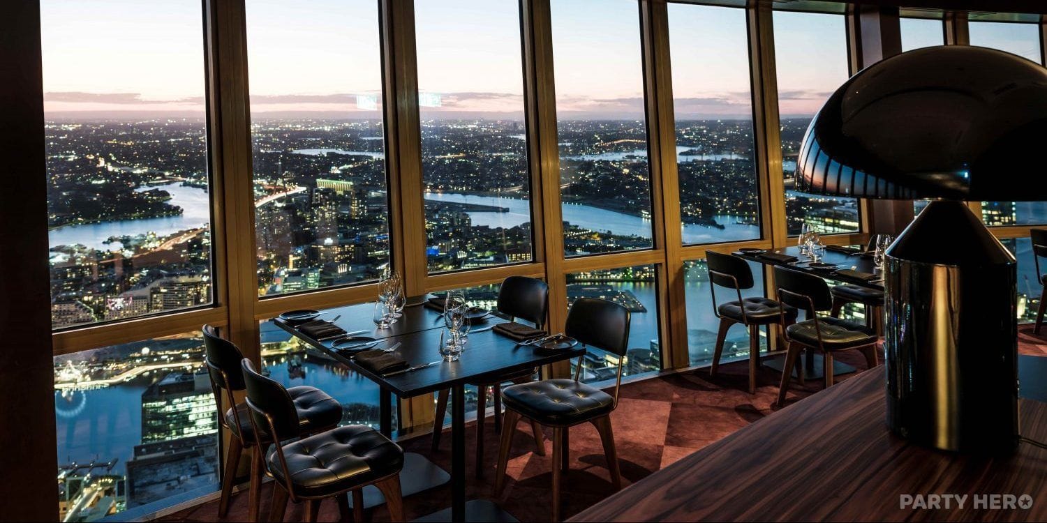 Infinity at Sydney Tower - party venue in Sydney