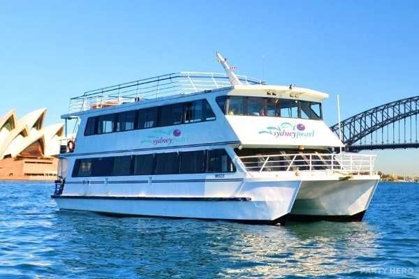 Sydney Pearl large function boat hire on Sydney Harbour