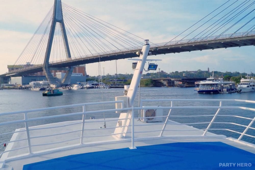 Sydney Pearl large function boat hire on Sydney Harbour