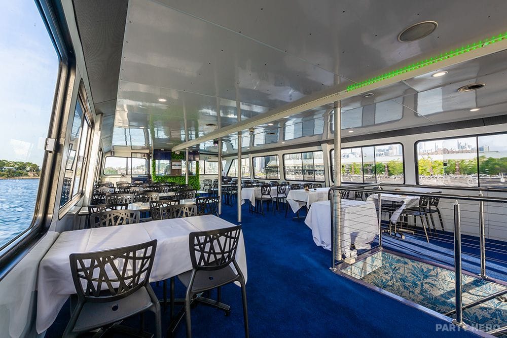 Sydney Pearl large function boat hire on Sydney Harbour