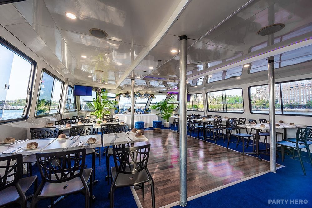 Sydney Pearl large function boat hire on Sydney Harbour
