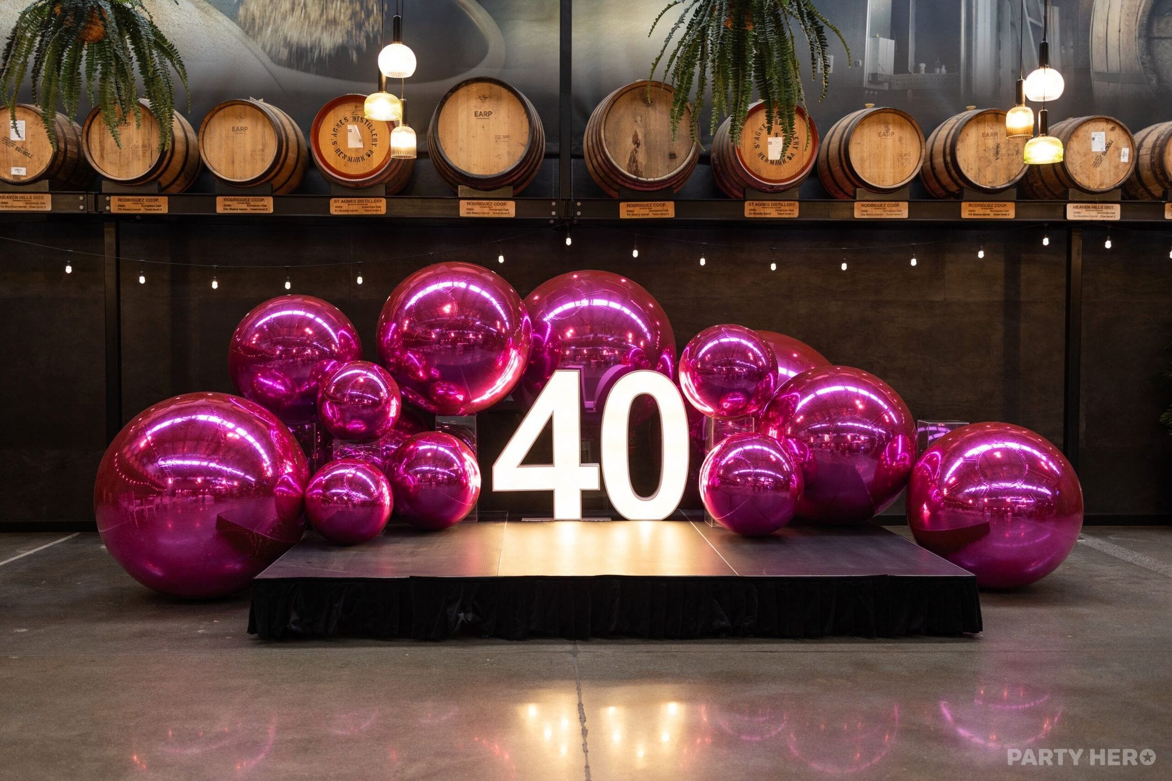 Love Glows - party decorations in Newcastle