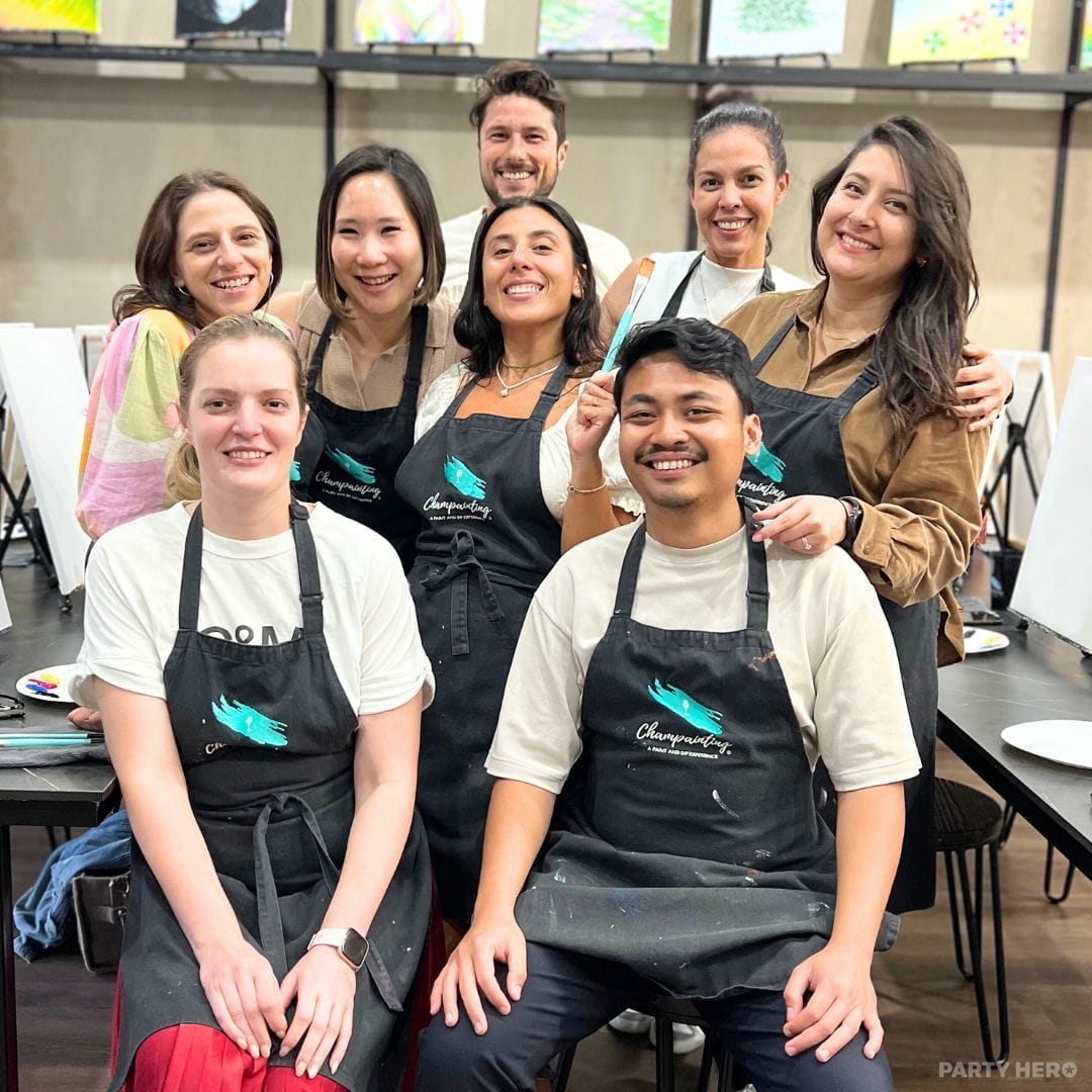 Champainting South Melbourne - paint and sip in Melbourne