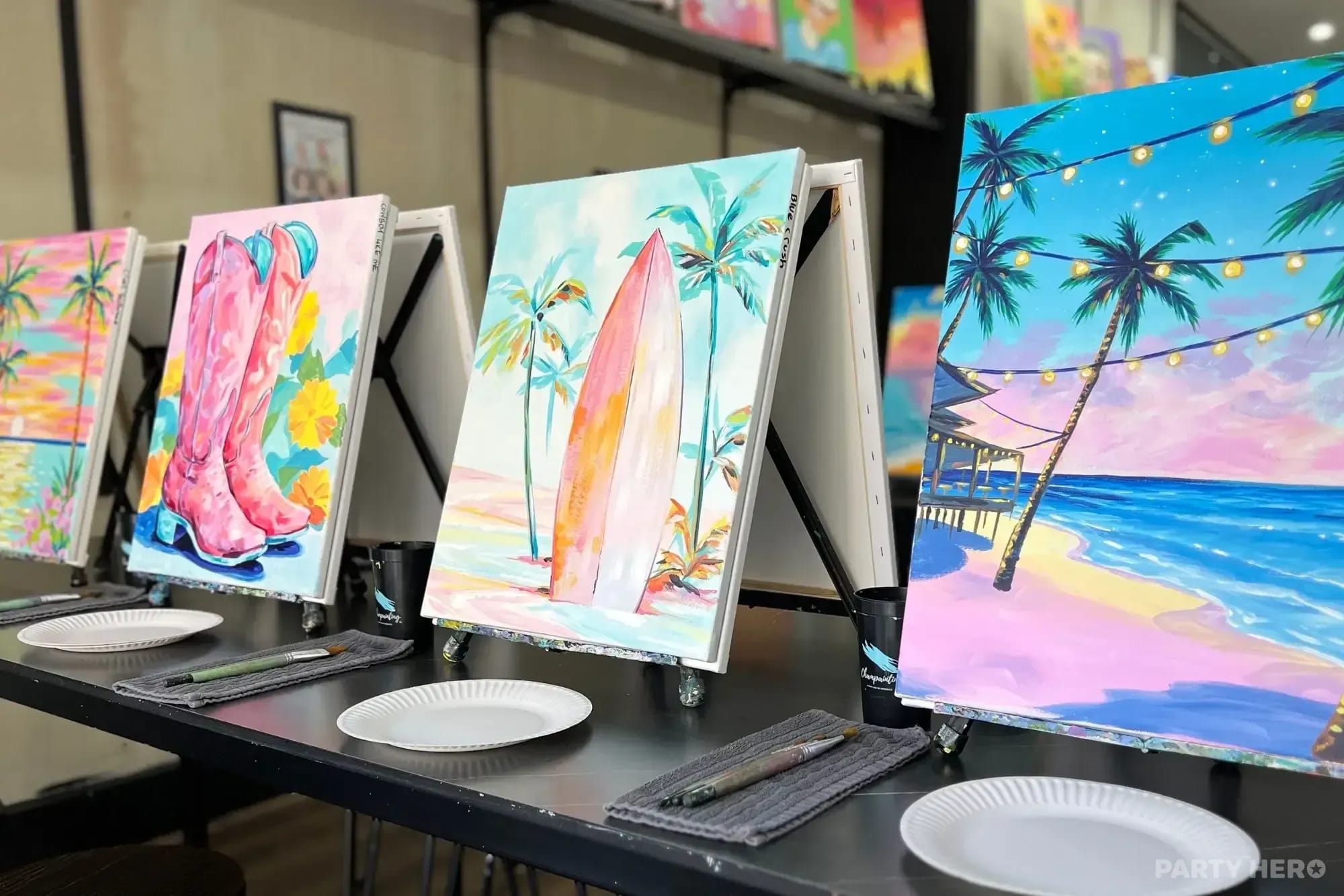 Champainting South Melbourne - paint and sip in Melbourne