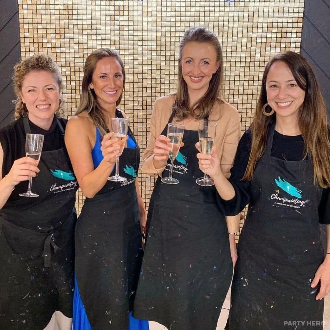 Champainting South Melbourne - paint and sip in Melbourne