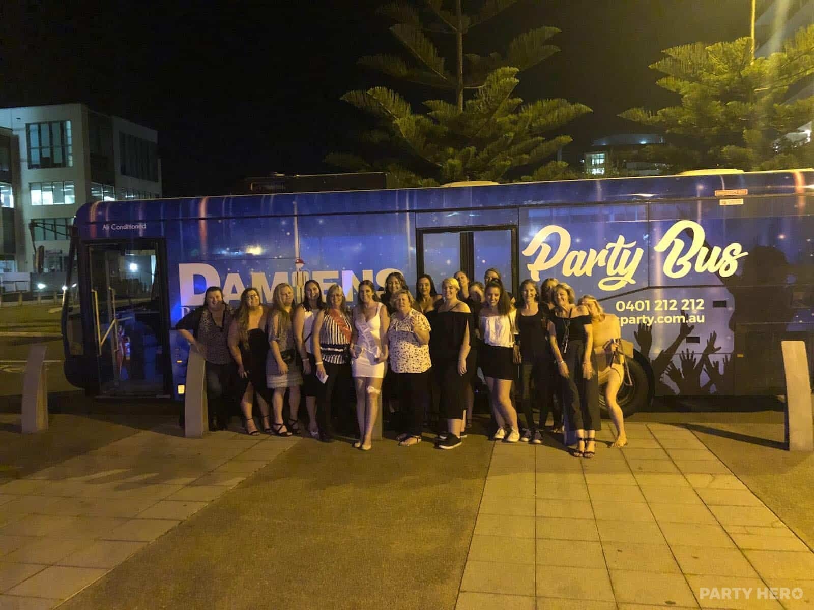 Damien's Party Bus - party bus hire in Newcastle