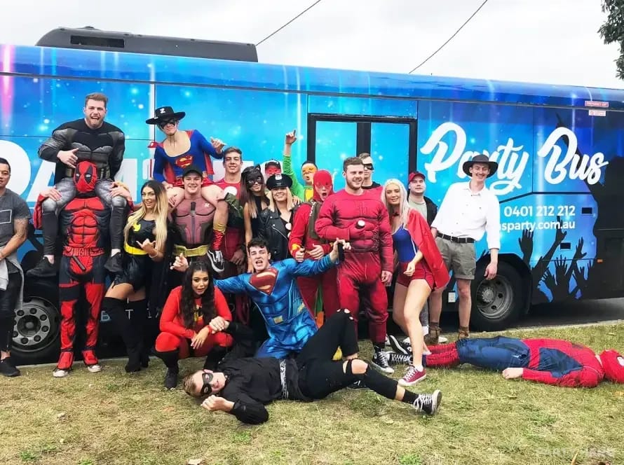 Damien's Party Bus - party bus hire in Newcastle