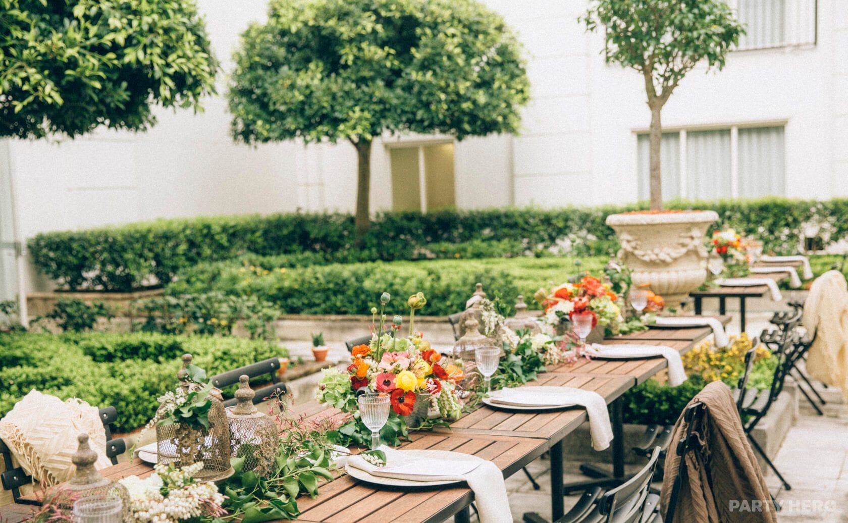 Courtyard at InterContinental Sydney Double Bay - party venue hire