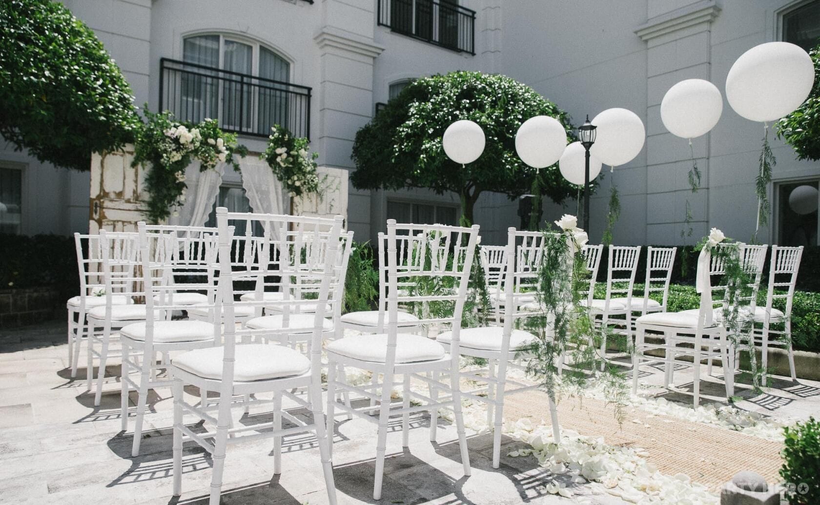 Courtyard at InterContinental Sydney Double Bay - party venue hire