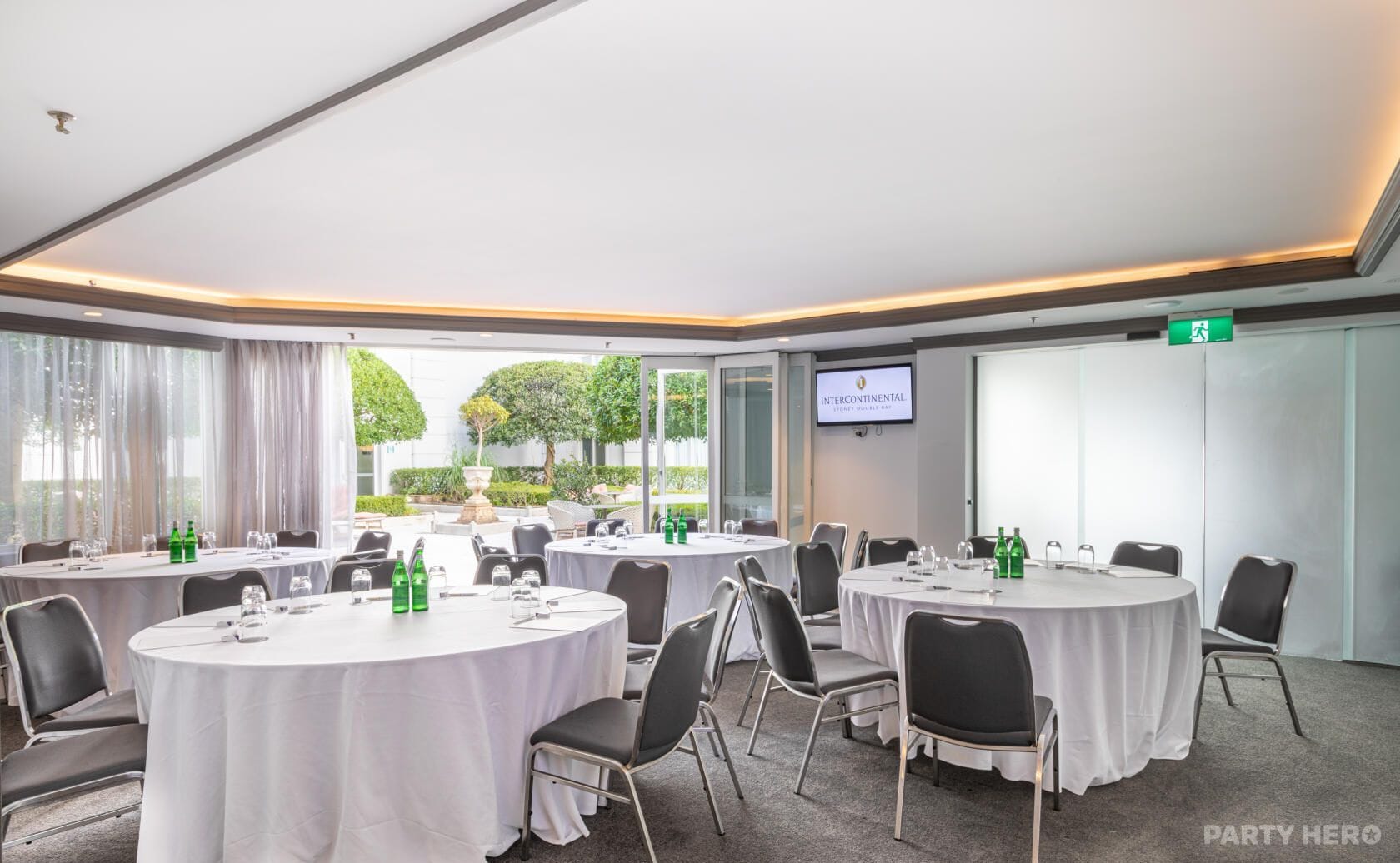 Courtyard at InterContinental Sydney Double Bay - party venue hire