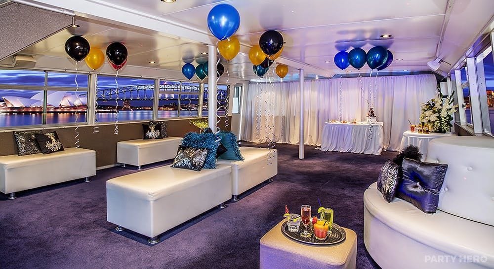 Jerry Bailey large function boat hire on Sydney Harbour