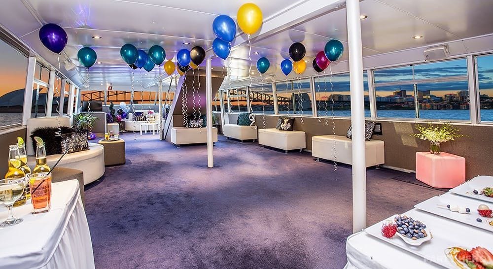 Jerry Bailey large function boat hire on Sydney Harbour