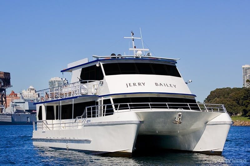 Jerry Bailey large function boat hire on Sydney Harbour