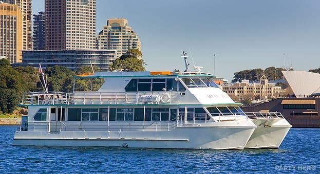 Jerry Bailey large function boat hire on Sydney Harbour