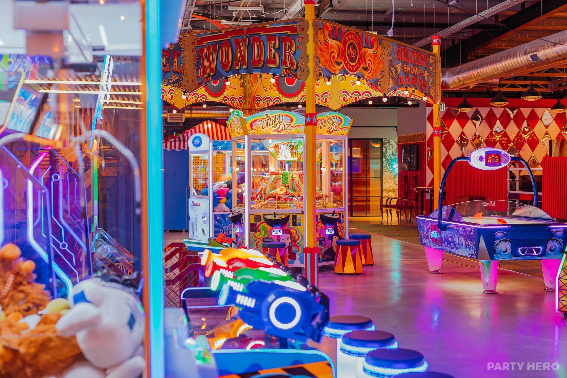 Archie Brothers Cirque Electriq Docklands - ten pin bowling in Melbourne