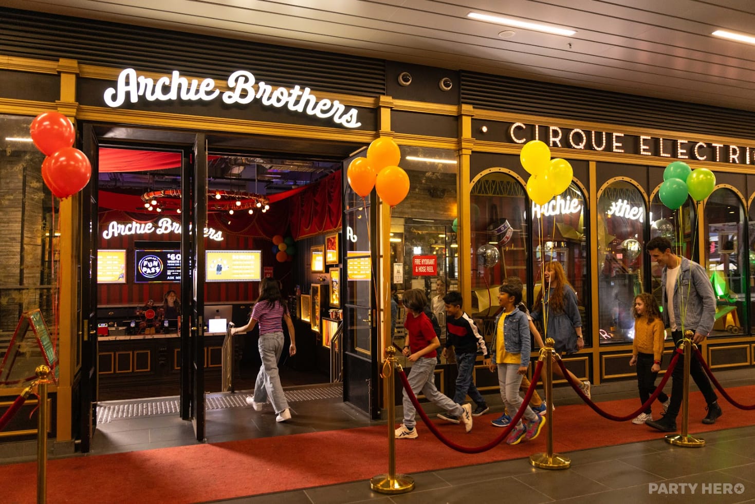 Archie Brothers Cirque Electriq Docklands - ten pin bowling in Melbourne