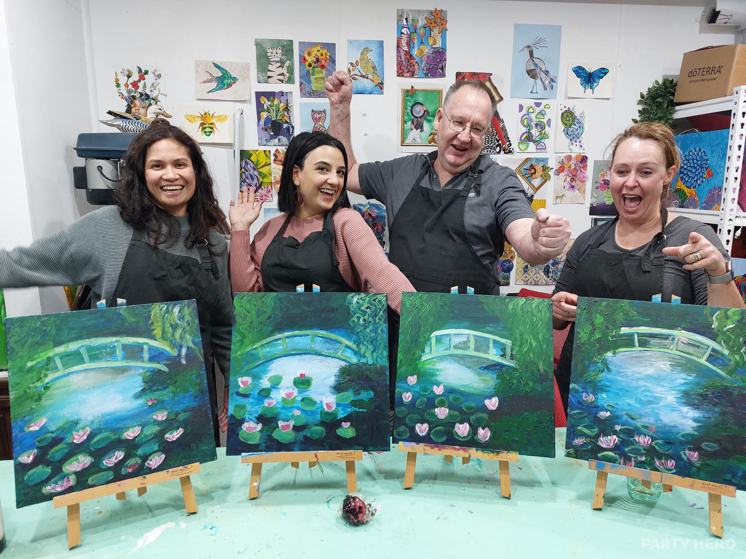 Ladybird Design Creative - paint and sip in the Blue Mountains
