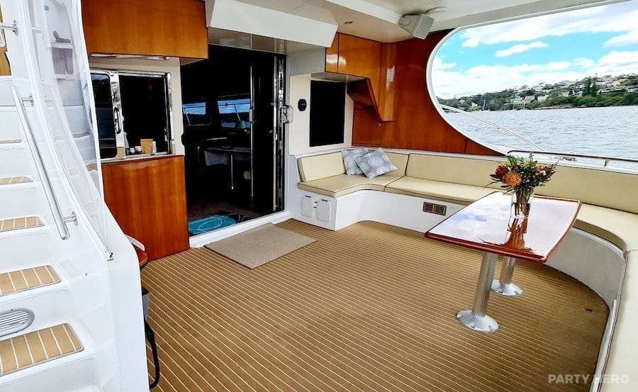 Passion catamaran hire on Sydney Harbour