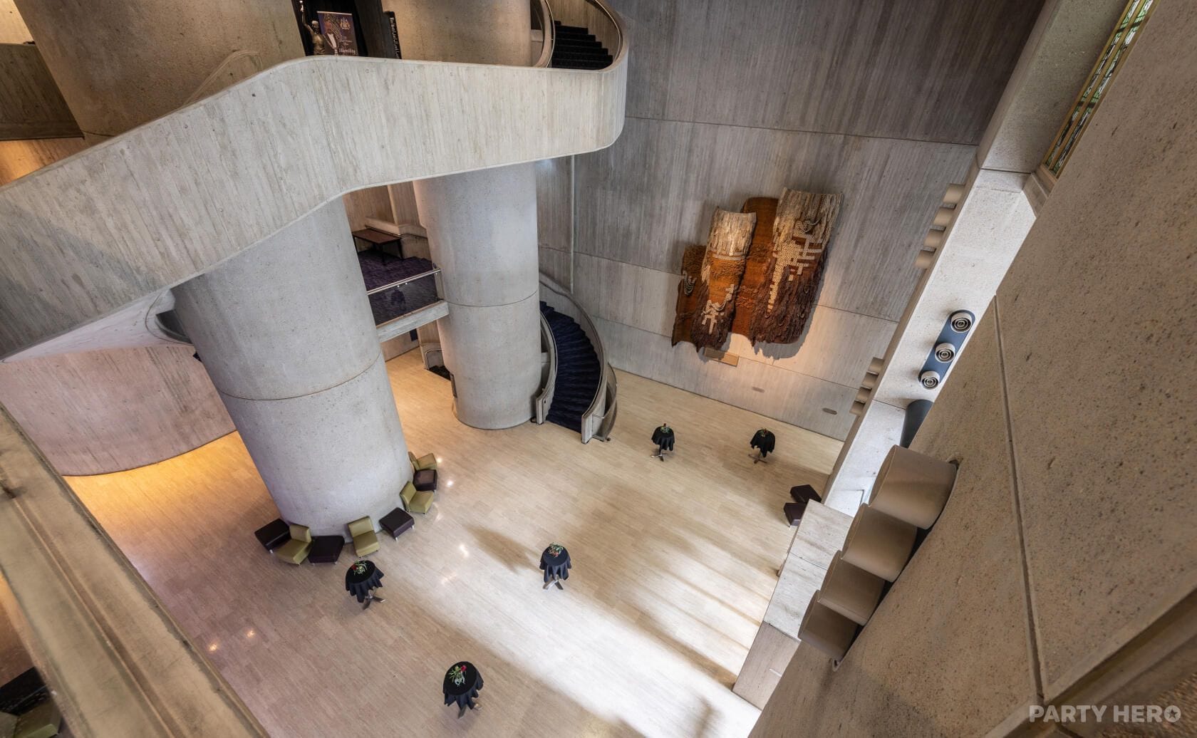Marble Foyer at Sydney Masonic Centre - party venue hire