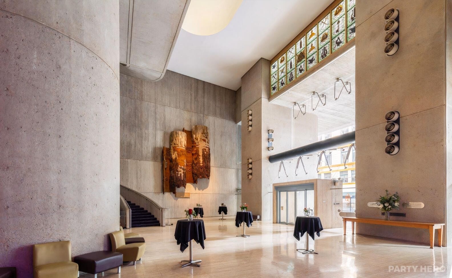 Marble Foyer at Sydney Masonic Centre - party venue hire