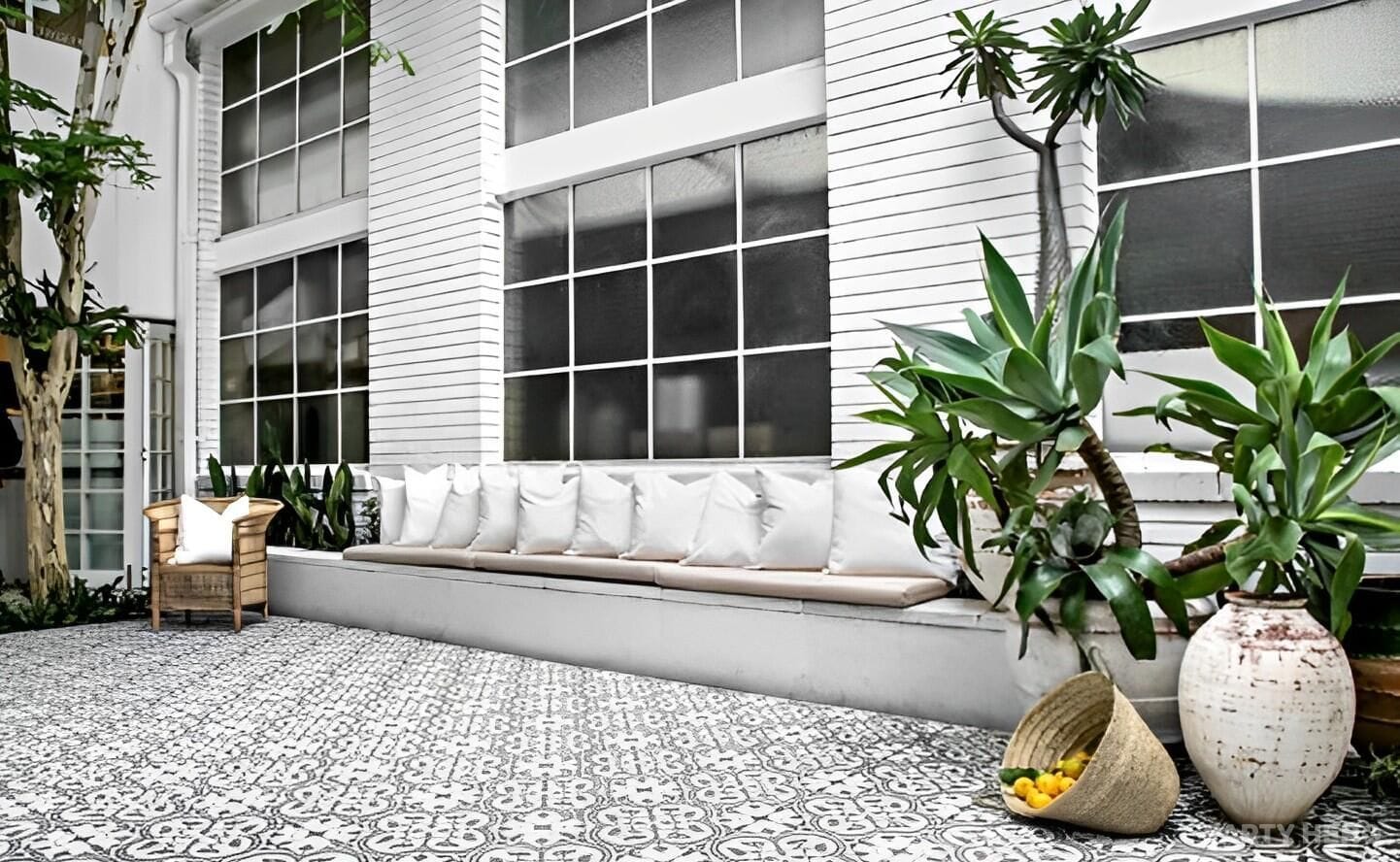 Moroccan Courtyard at La Porte Space - party venue hire