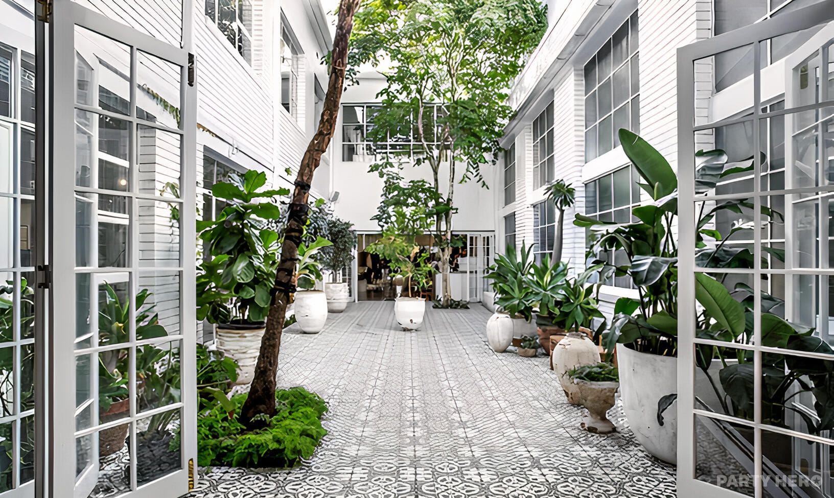 Moroccan Courtyard at La Porte Space - party venue hire