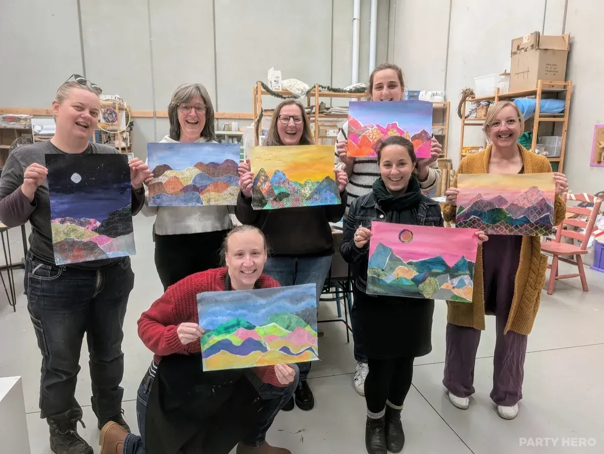 Creative Makes - paint and sip on the Mornington Peninsula