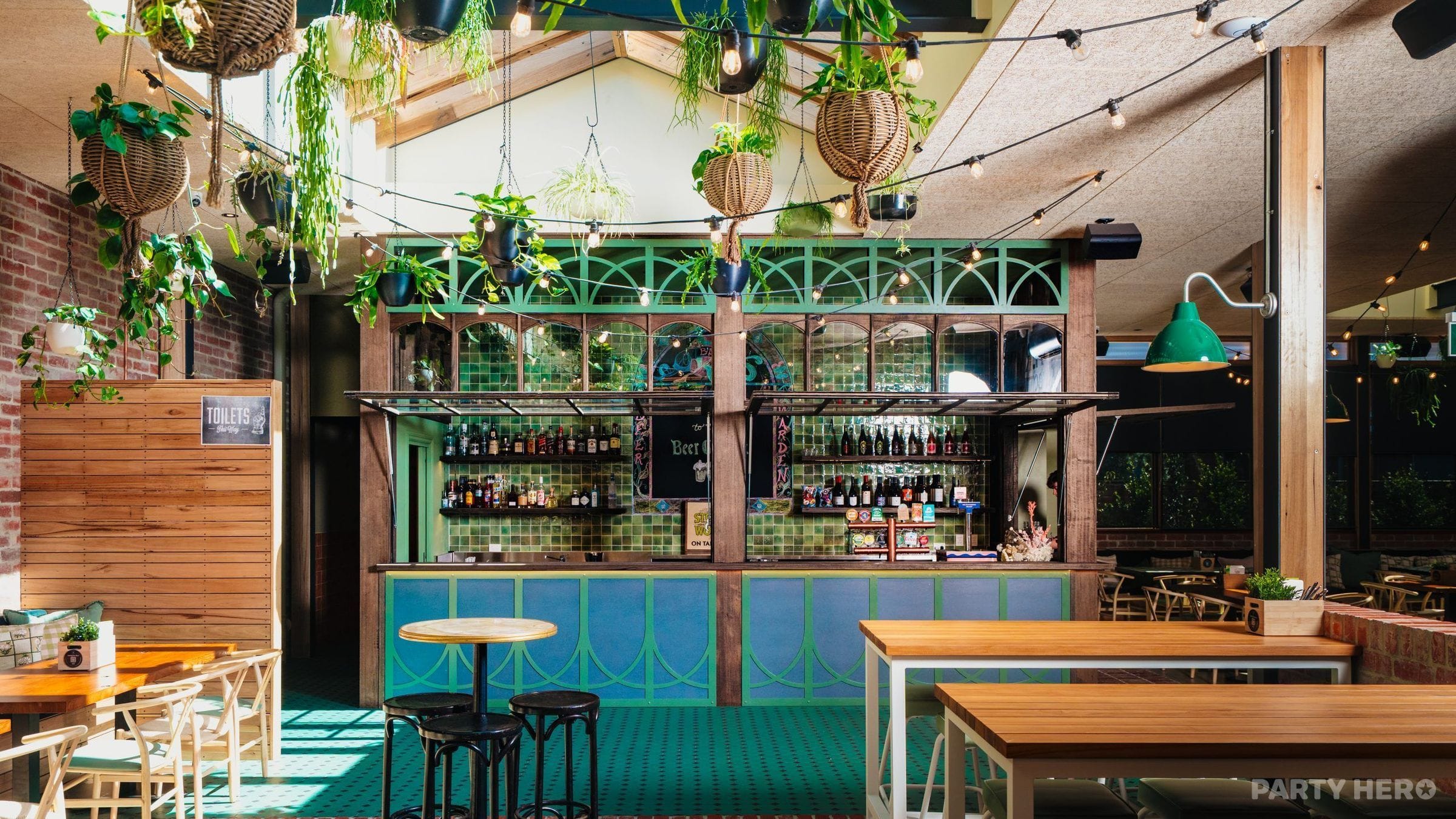 Beer Garden at The Terminus Hotel - party venue in Melbourne