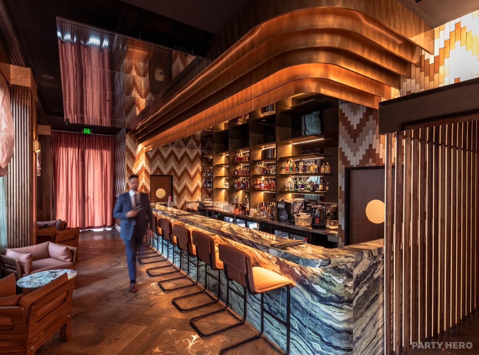 Brooksy Bar at Amora Hotel Jamison Sydney - party venue hire