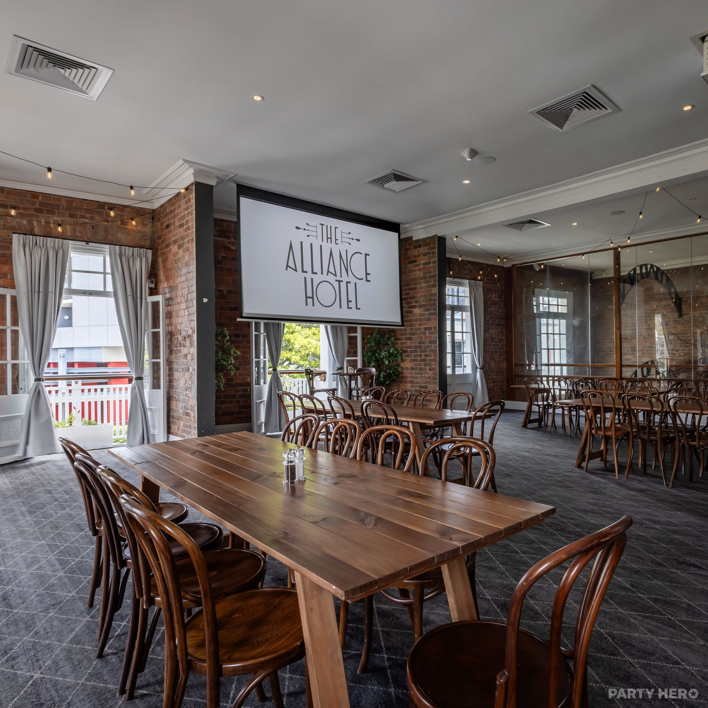 The Leichhardt Room at The Alliance Hotel - party venue in Brisbane