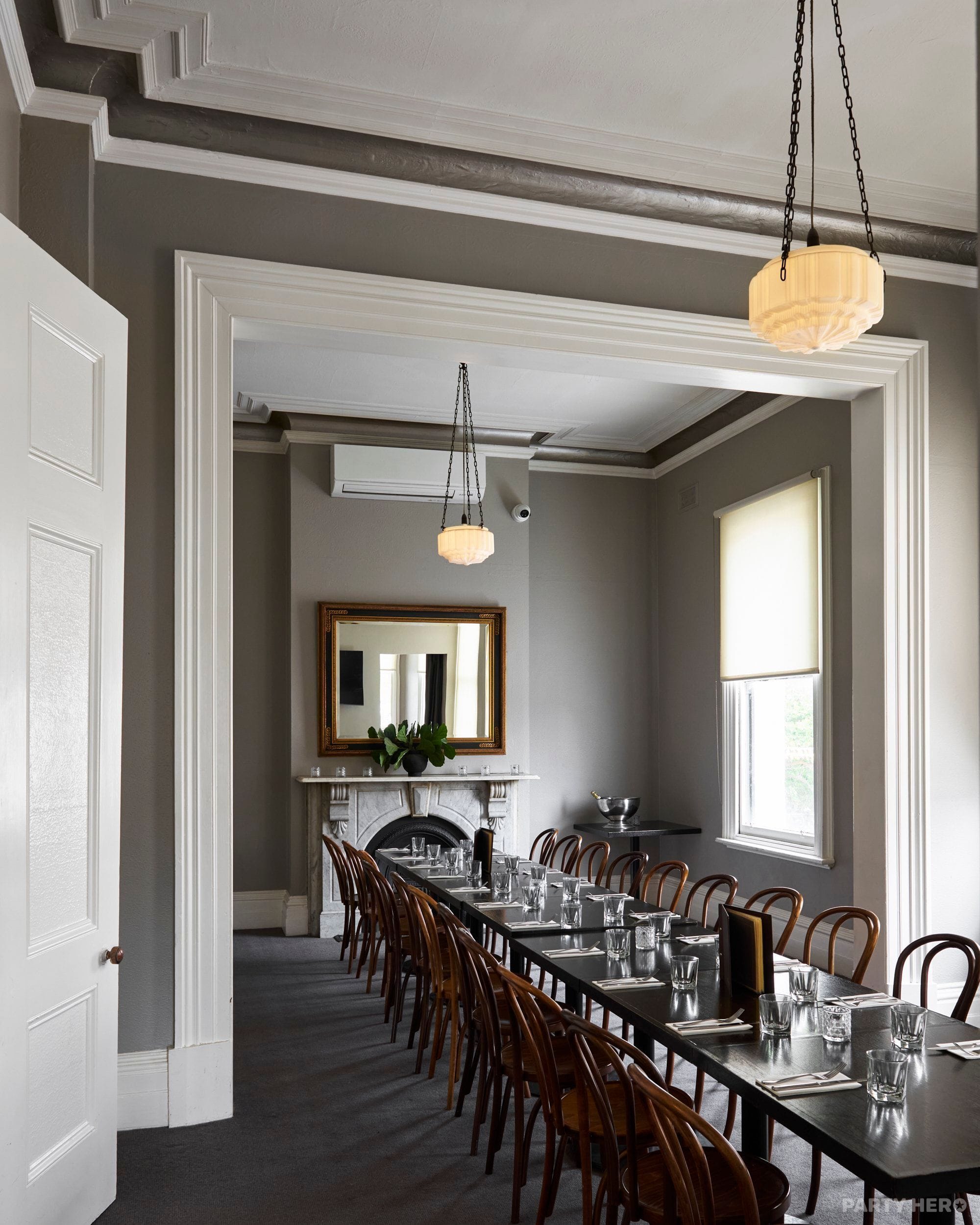 The Coppin Room at The Spread Eagle Hotel - party venue in Melbourne