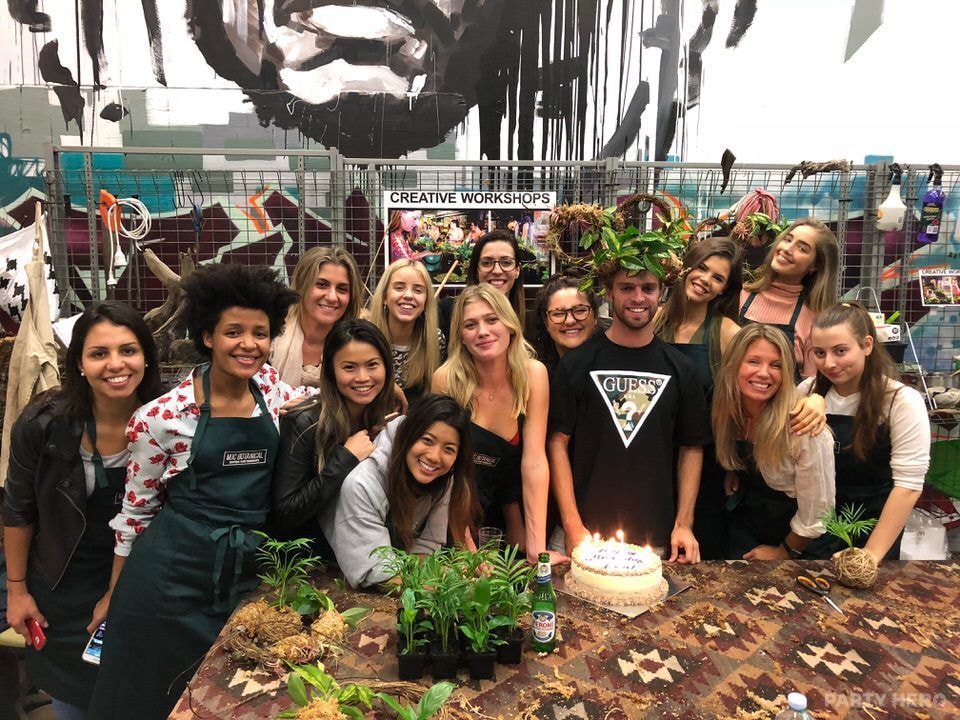 MJC Botanical - paint and sip in Brisbane