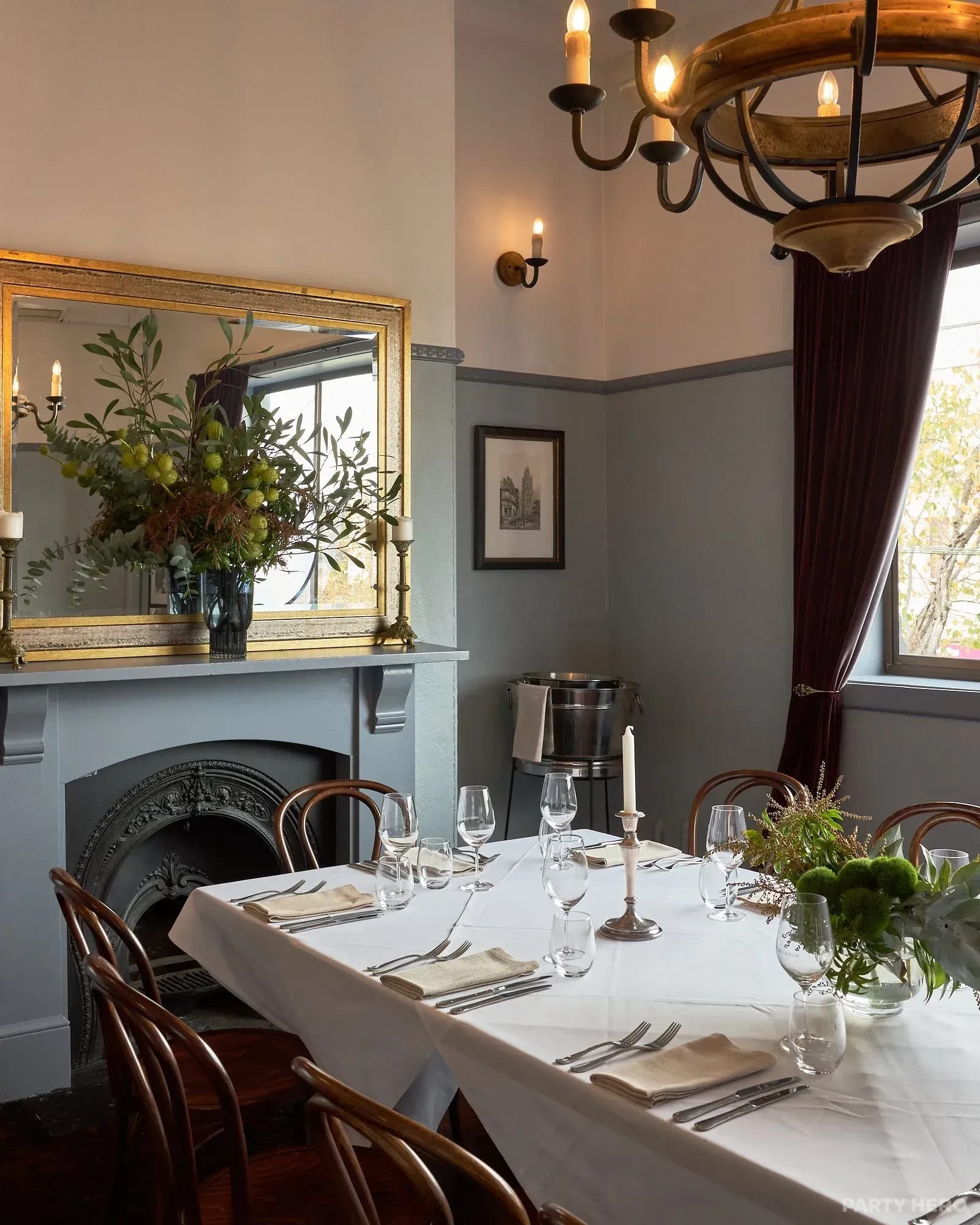 The Front Dining Room at Chez Bagou - party venue in Melbourne
