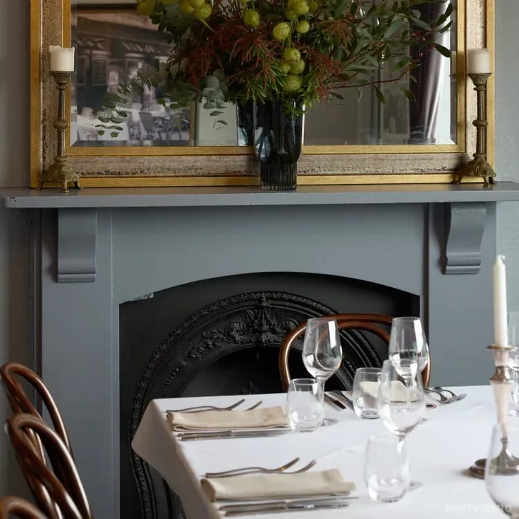 The Front Dining Room at Chez Bagou - party venue in Melbourne