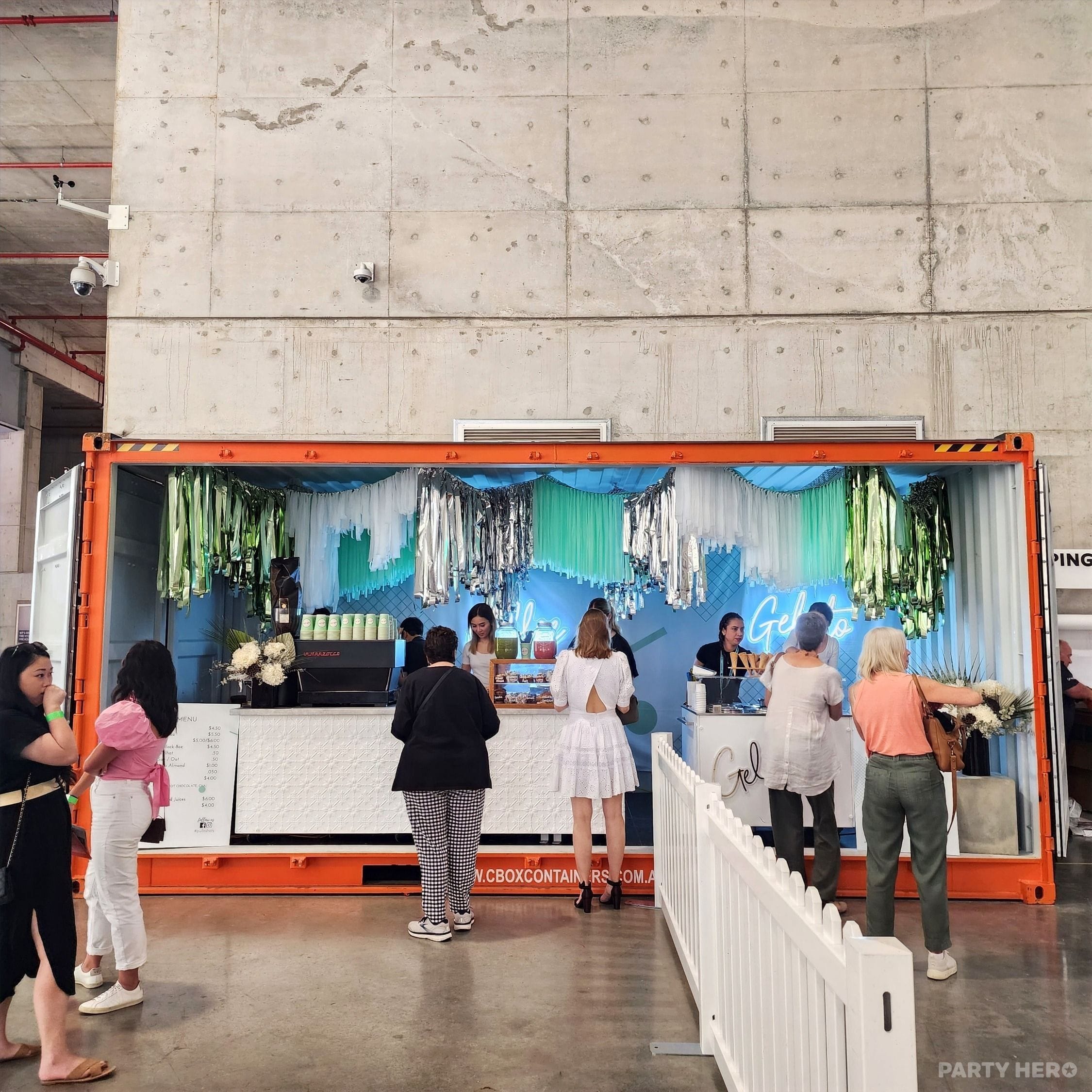 Pull'n Shots Coffee and Gelato Carts - caterers in Sydney