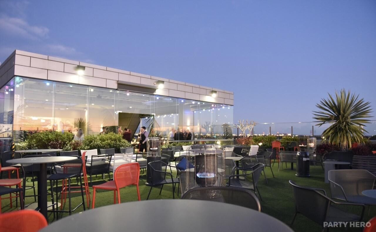 Plane Spotter Garden Bar at The Branksome Hotel & Residences - party venue hire