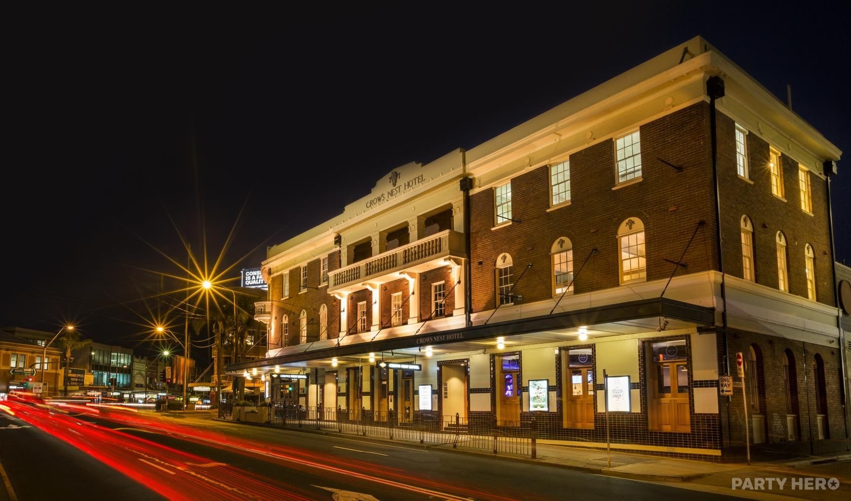The Ballroom at Crows Nest Hotel - party venue hire