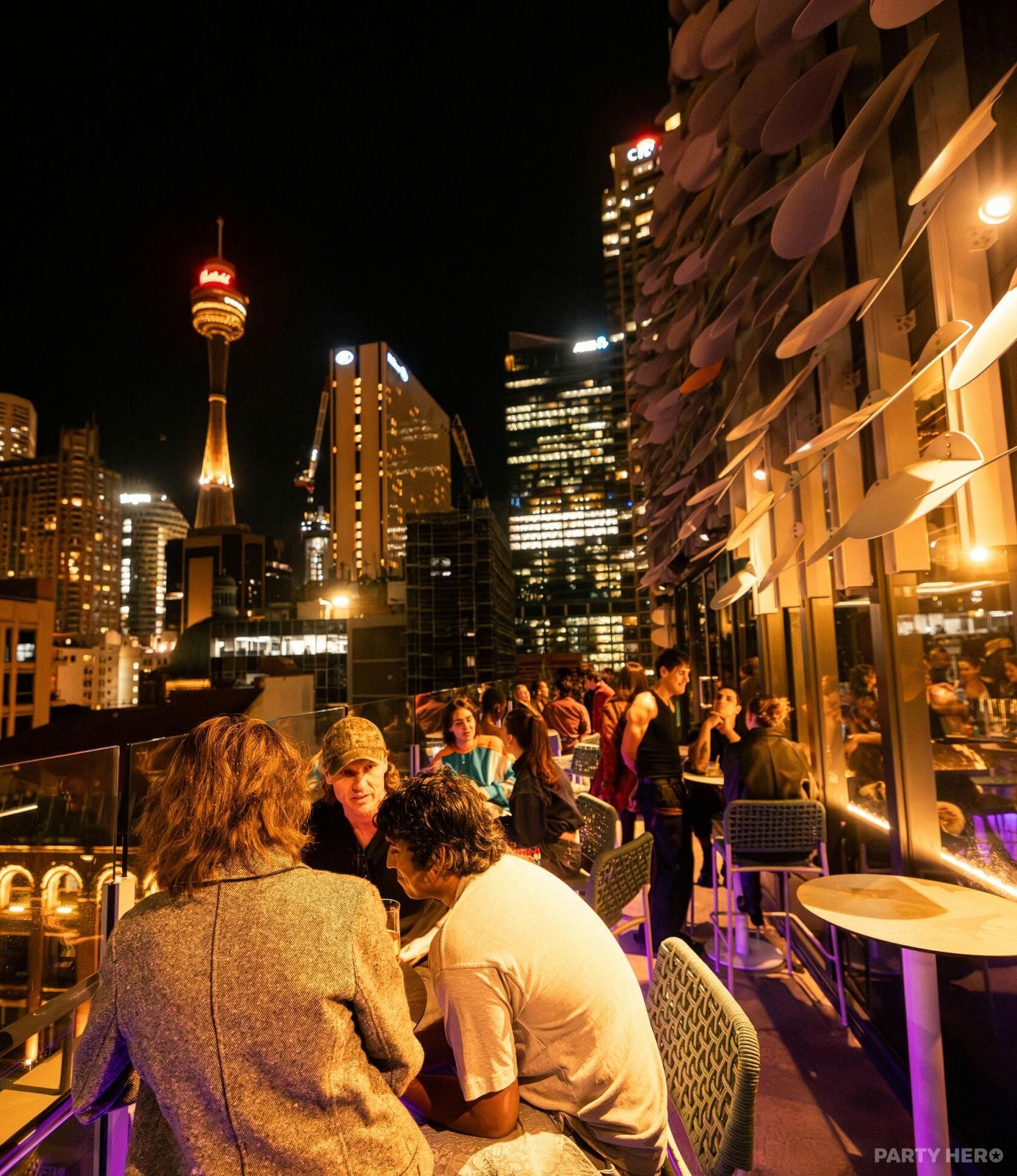 Rooftop Terrace & Bar at Sora Rooftop Bar - party venue hire
