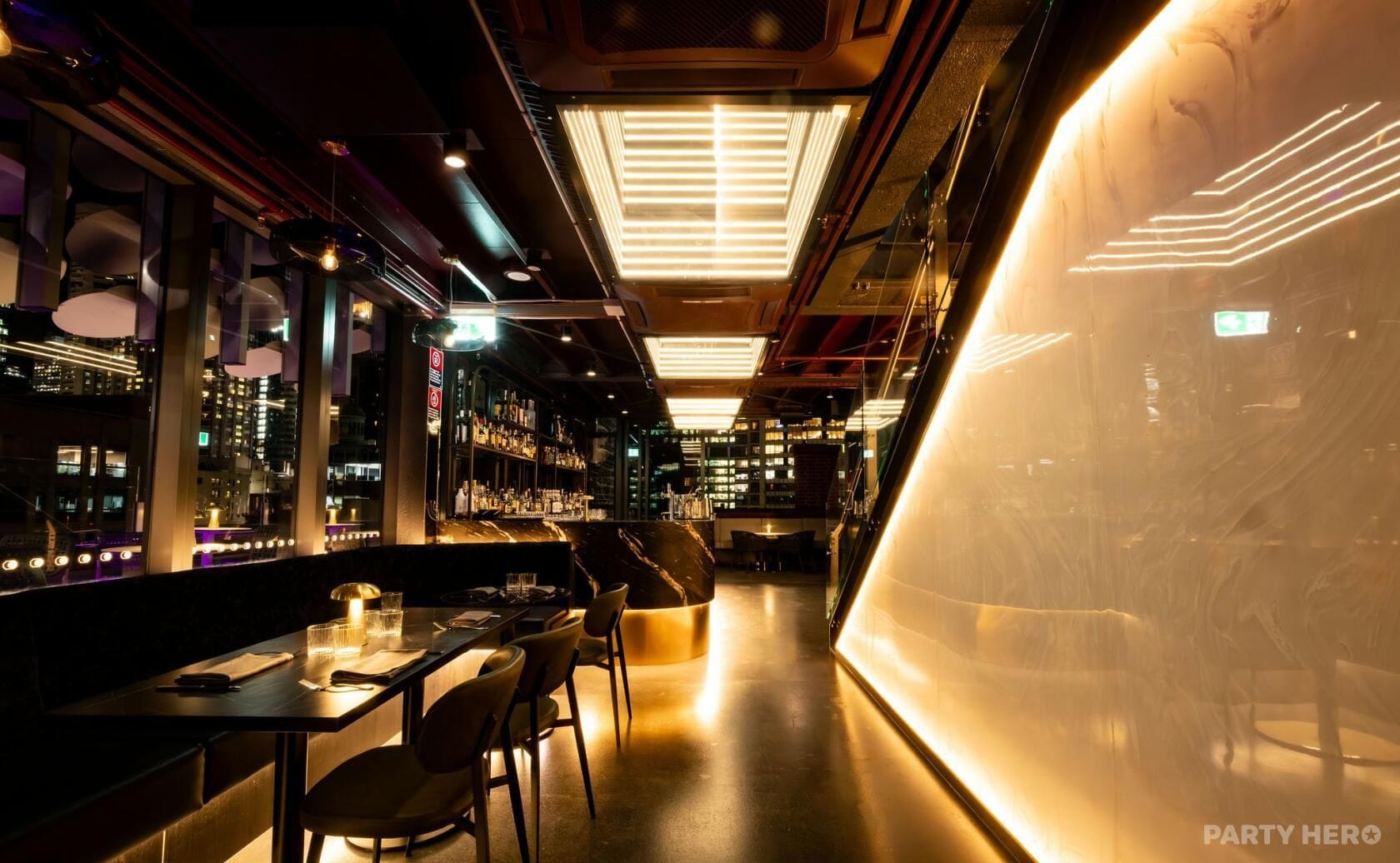 Rooftop Terrace & Bar at Sora Rooftop Bar - party venue hire