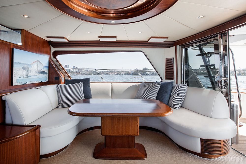 MV Enigma yacht hire on Sydney Harbour