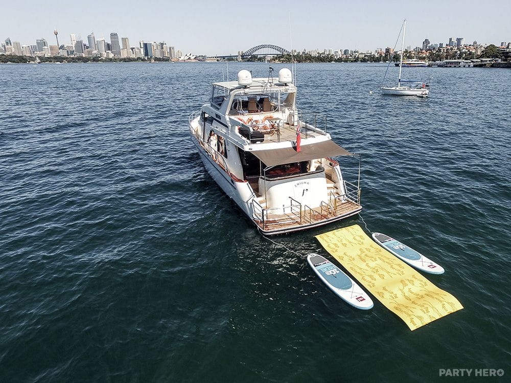 MV Enigma yacht hire on Sydney Harbour