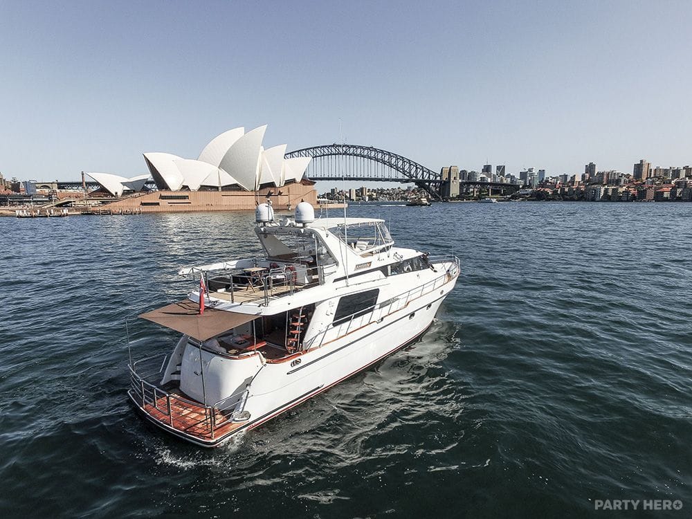 MV Enigma yacht hire on Sydney Harbour