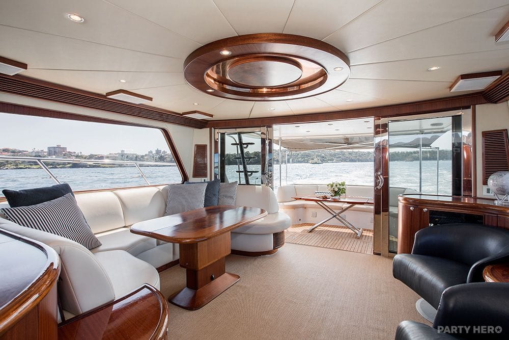 MV Enigma yacht hire on Sydney Harbour