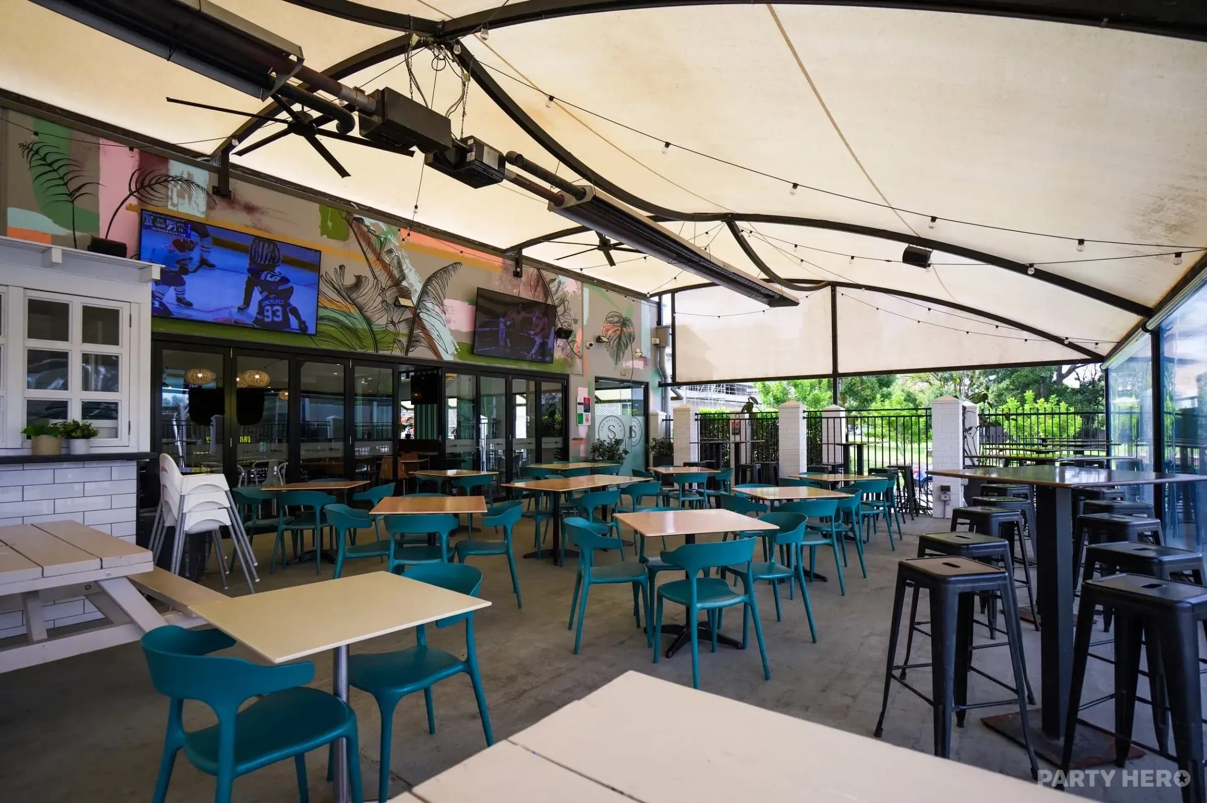 The Terrace at The Settler's Tavern - party venue on the Central Coast