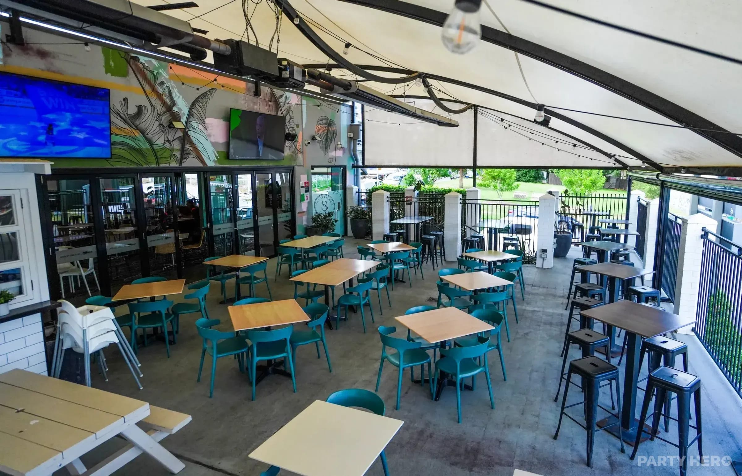 The Terrace at The Settler's Tavern - party venue on the Central Coast