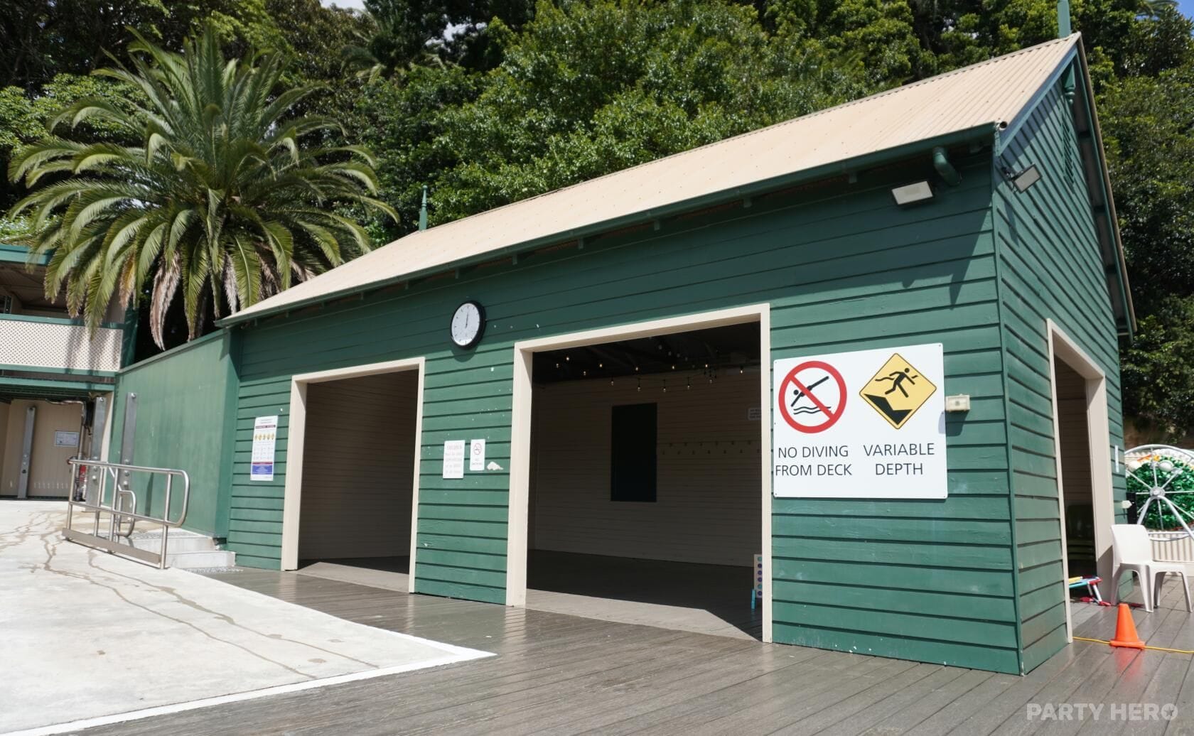 Pavilion at Dawn Fraser Baths - party venue hire