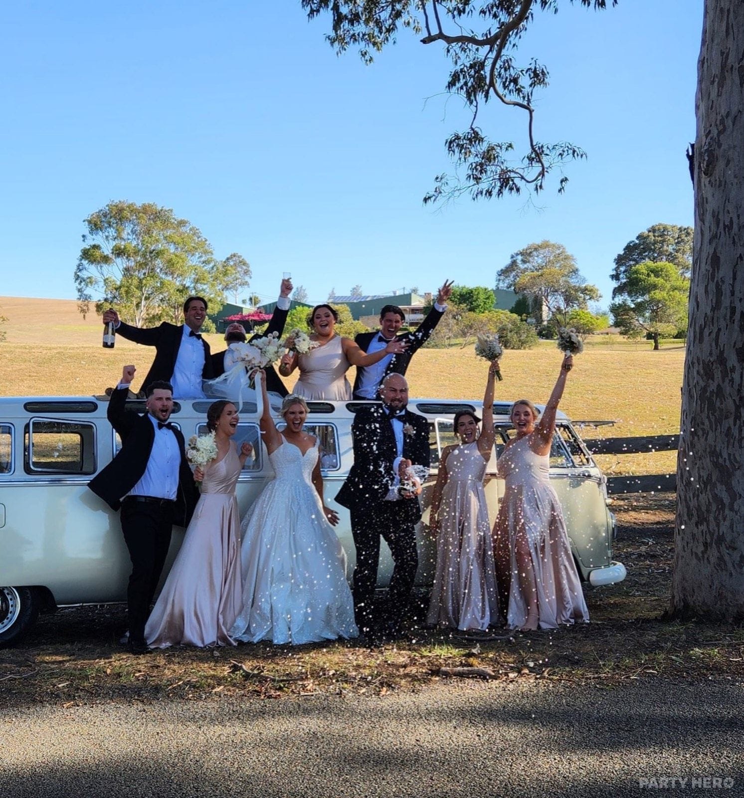 Krusin Kombis - wedding car hire in the Hunter Valley