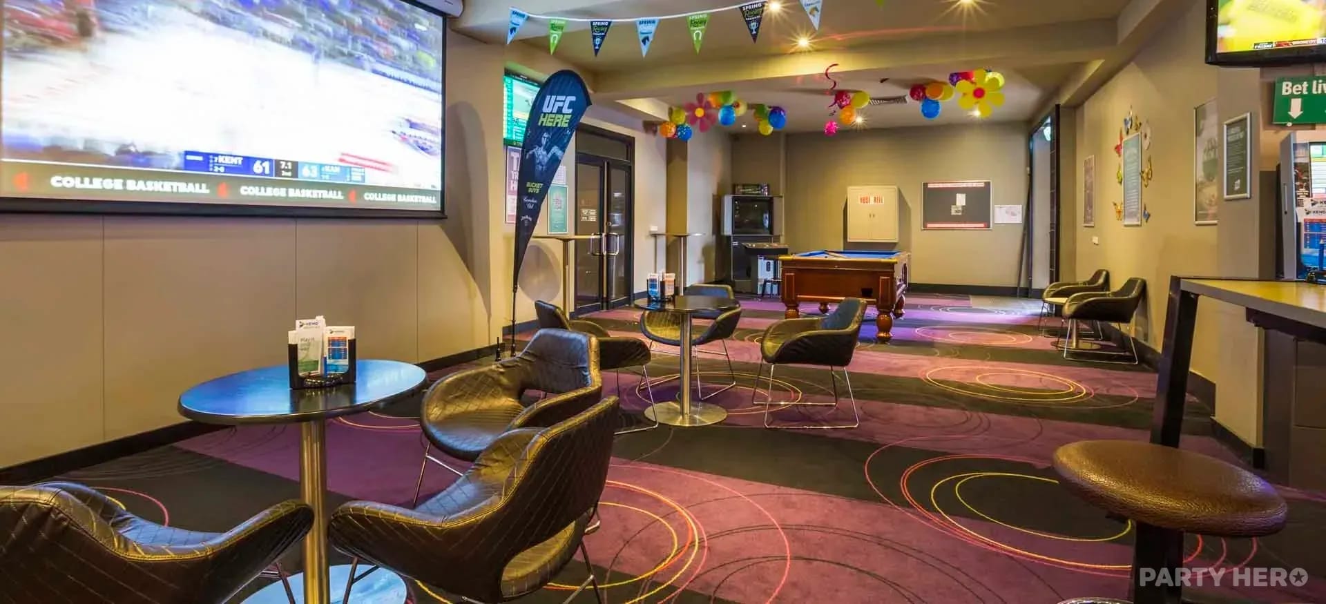 Function Room at Glengala Hotel - party venue in Melbourne