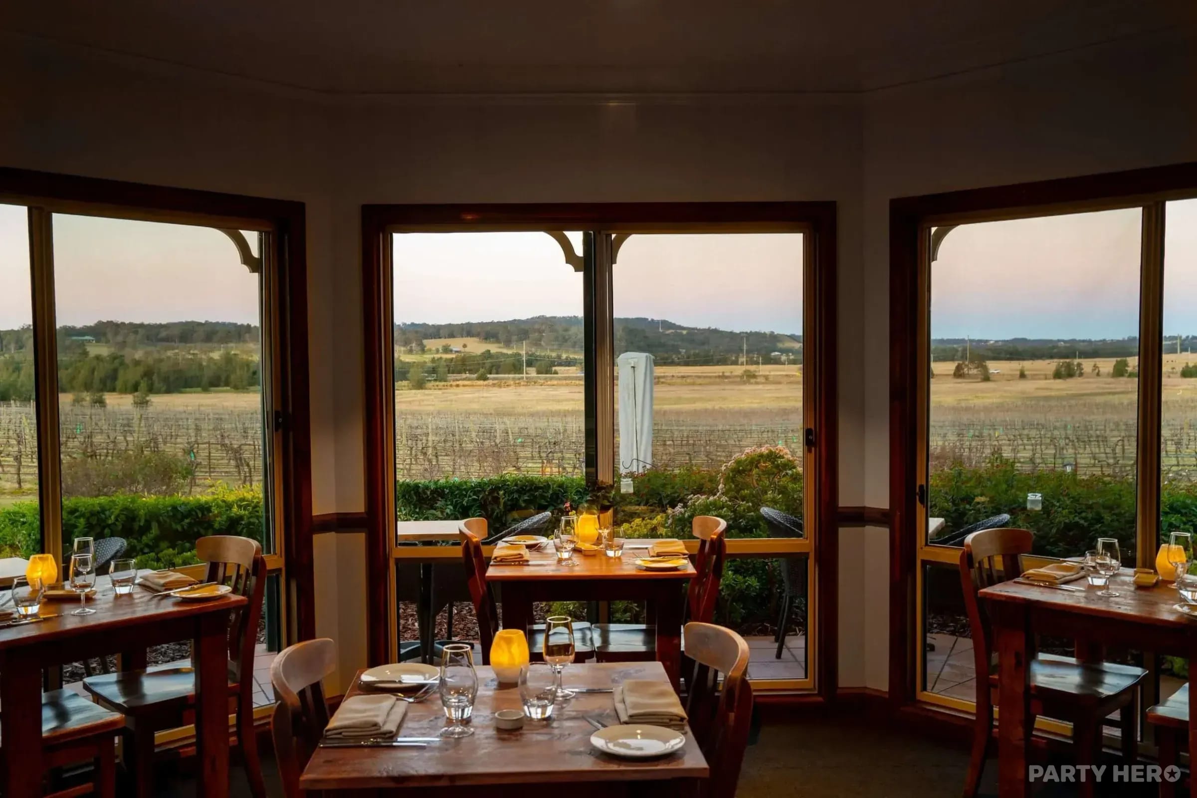 Amanda's on the Edge - party venue in the Hunter Valley
