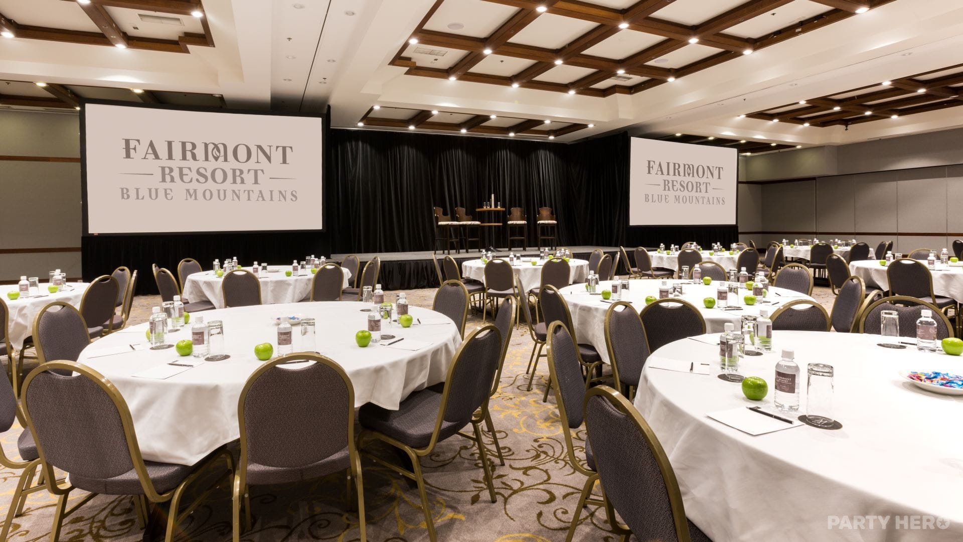 Grand Ballroom at Fairmont Resort Blue Mountains - party venue in the Blue Mountains